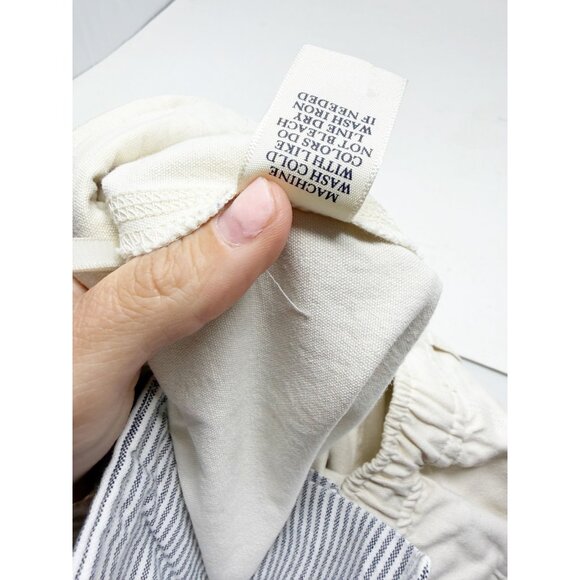 Quaker Marine Supply Womens Belted Utility Shorts Cotton Off White Medium - Picture 4 of 7